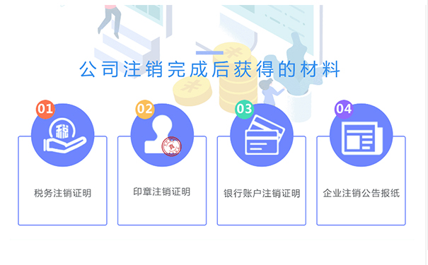 鄭州公司注銷(xiāo)成功，你會(huì )拿到如下材料